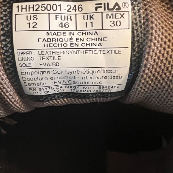 FILA Travail Trail Running Shoes - Picture 6 of 6
